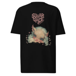 “Sugar and Spice (and Existential Dread)” – Premium Heavyweight Tee