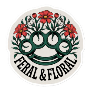 Botanical Brass – Kiss-Cut Sticker