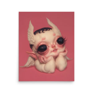 Divine Baby Rude Vibes – Premium Poster Print