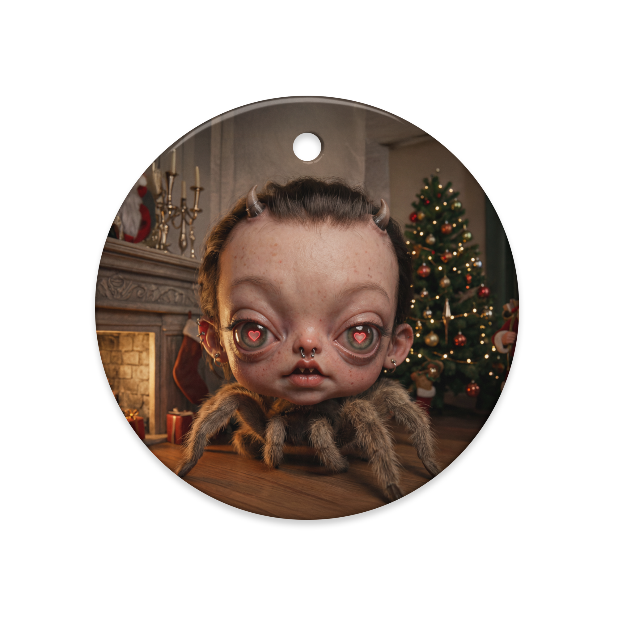 Yuletide Familiar: Creepy-Cute Holiday Ornament